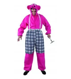 DISFRAZ CERDITO VALIENTE ADULTO