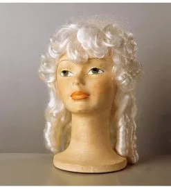 PELUCA GRAN DAMA BLANCA